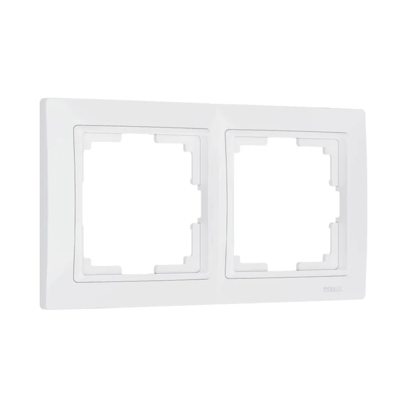 Рамка Werkel W0022001/ Рамка на 2 поста Snabb basic (белый)
