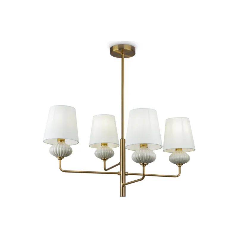 Люстра на штанге Freya Ceramics FR2029PL-04BS