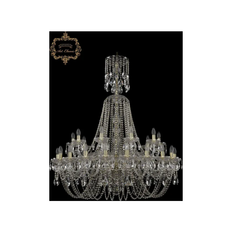 Подвесная хрустальная люстра Art Classic 11.11 11.11.20+10.400.XL-128.Gd.Sp