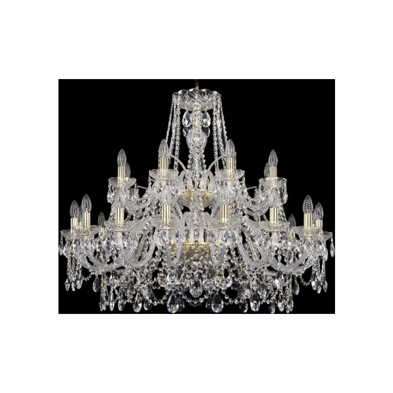 Подвесная люстра Bohemia Ivele Crystal 1411 1411/16+8/360/2d/G