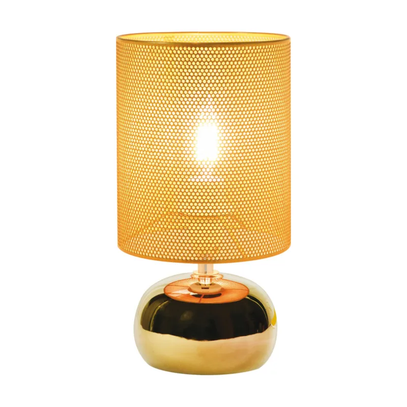 Интерьерная настольная лампа UML-B307 E14 GOLD/COPPER