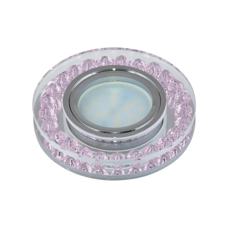 Встраиваемый светильник Fametto Peonia DLS-P102 GU5.3 CHROME/PINK