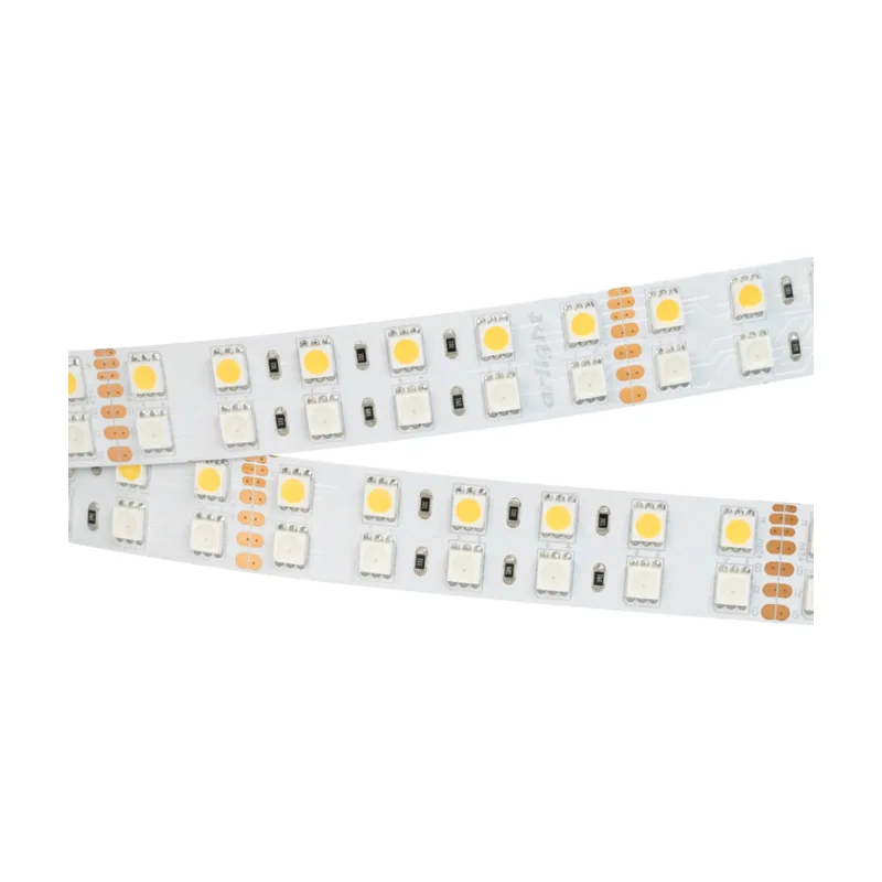 Светодиодная лента Arlight RT открытая 5060, 144 шт/м, 26.6 Вт/м, 24 В, IP20, 4000 K, 19 мм, 5 м 018144(2)