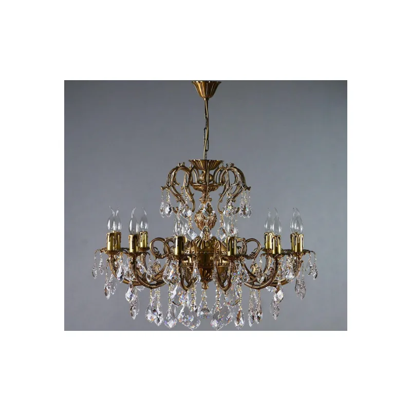 Подвесная хрустальная люстра Alicante Ambiente 8888/12 AB New Leaf