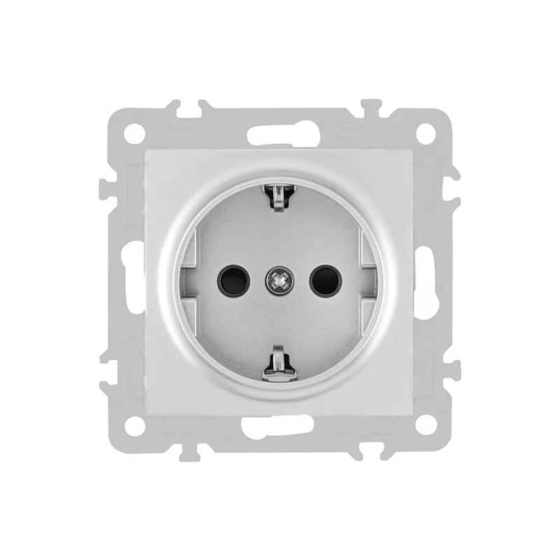 Розетка Arte Milano Am-206 206.40-1.silver