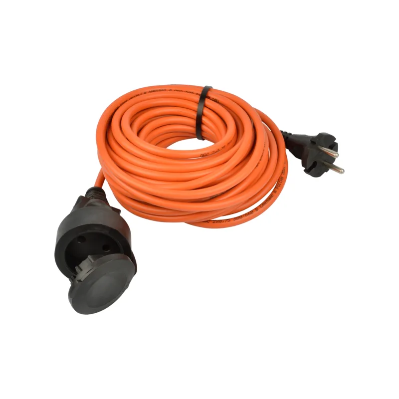 UG /UCK-1N/2x0,75/10M/O IP44 ORANGE Удлинитель силовой в бухте, б/з, 1гнездо, 10м (ПВС 2х0,75), 6A. Оранжевый. TM Uniel