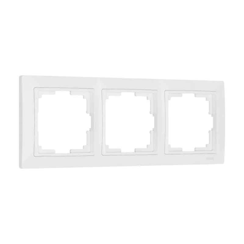 Рамка Werkel W0032001/ Рамка на 3 поста Snabb basic (белый)