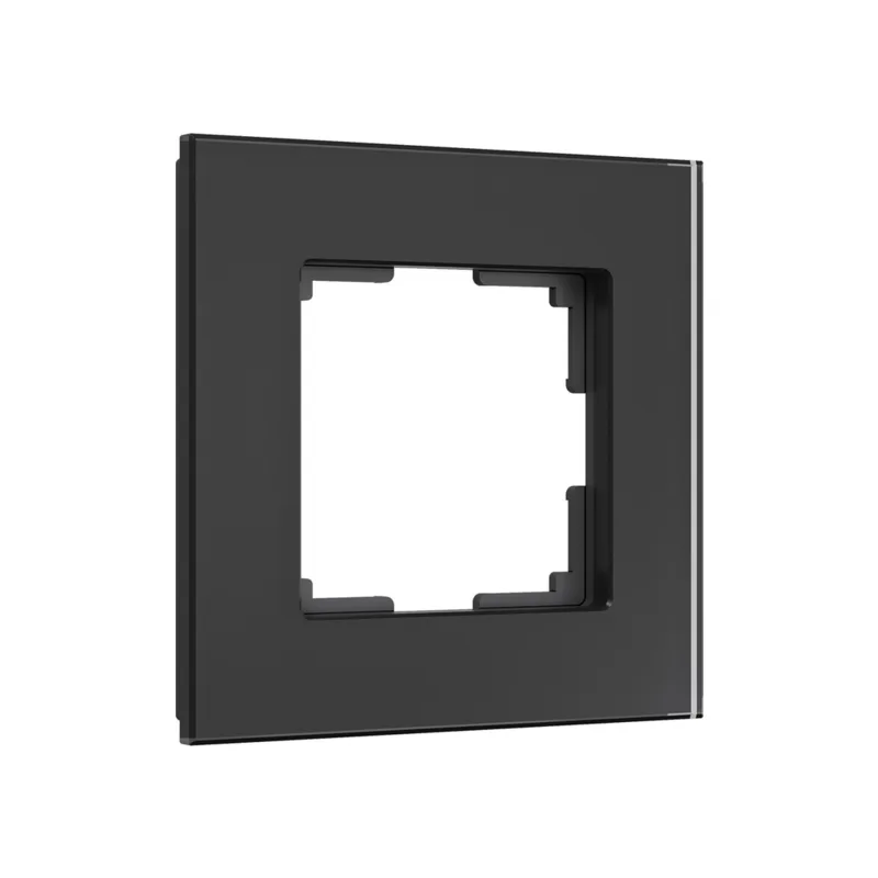 Рамка Werkel W0013108/ Рамка на 1 пост Senso (черный, стекло soft-touch)