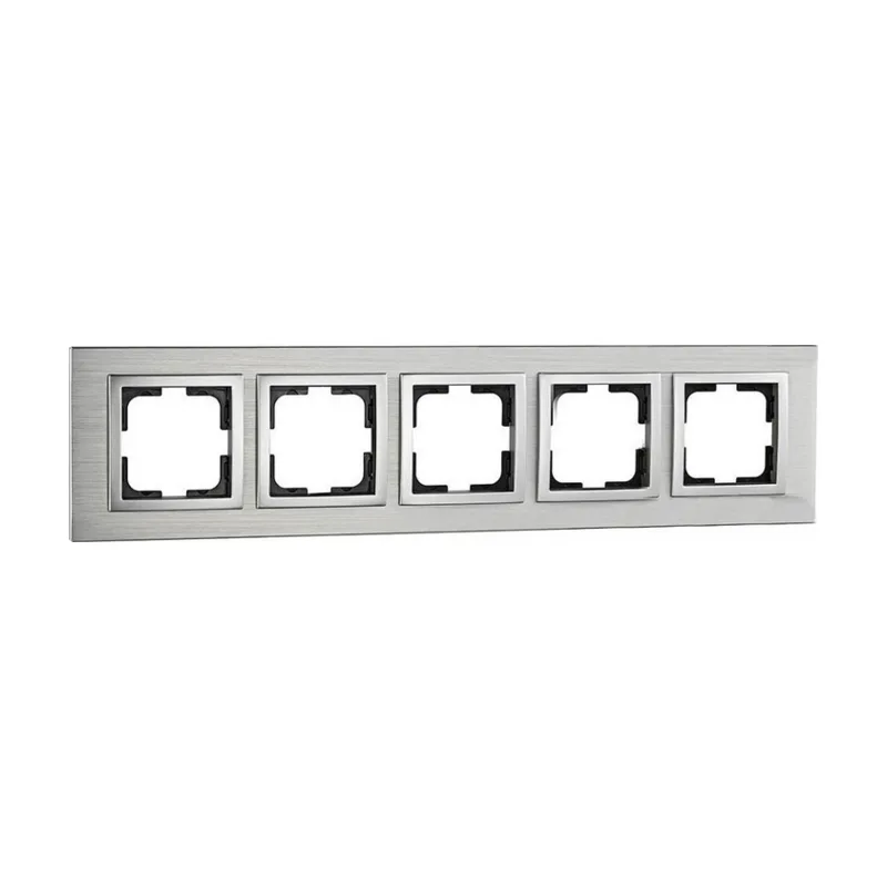 Рамка на 5 постов Mono Electric Style Aluminium 107-800000-164