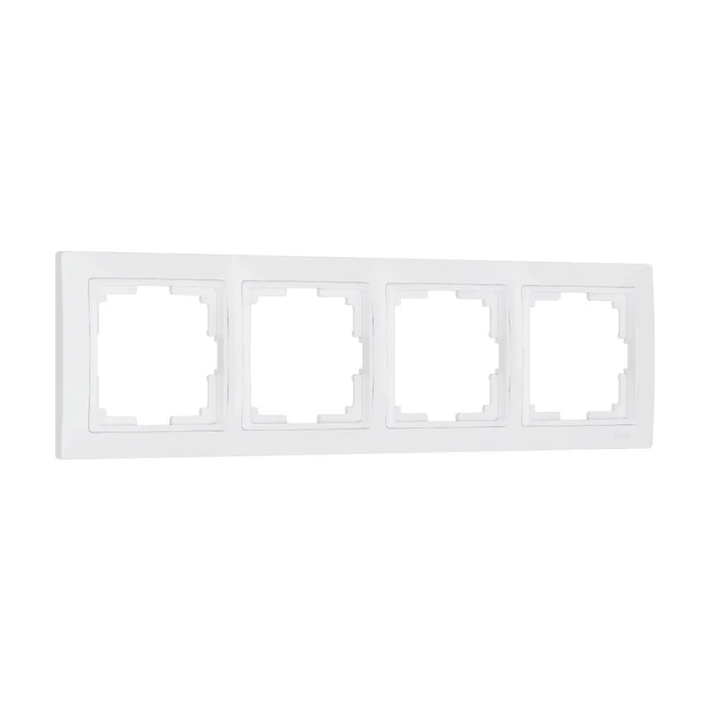 Рамка Werkel W0042001/ Рамка на 4 поста Snabb basic (белый)