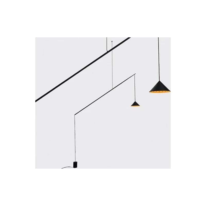 Светильник подвесной Italline 14blo IT03-1429 black/orange