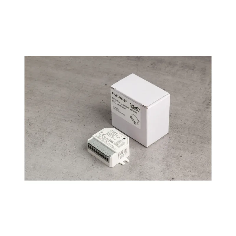 Fly-Fi Диммер/Контроллер V5-SP - 5CH*2A 12-24В DC, Push-DIM, CV, пластик, гарантия 5 лет FF-D-V5-SP