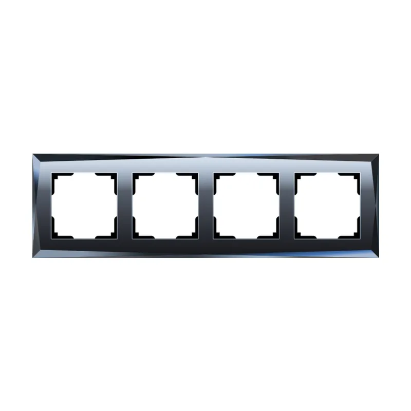 Рамка Werkel W0041208/ Рамка на 4 поста Diamant (черный)