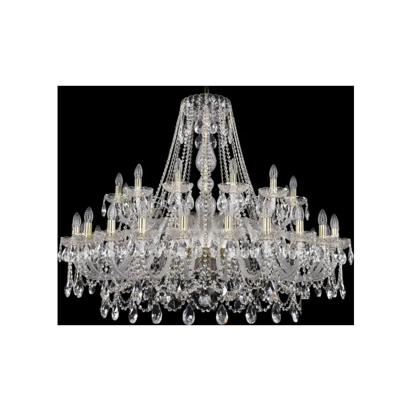 Подвесная люстра Bohemia Ivele Crystal 1411 1411/24+12/460/G