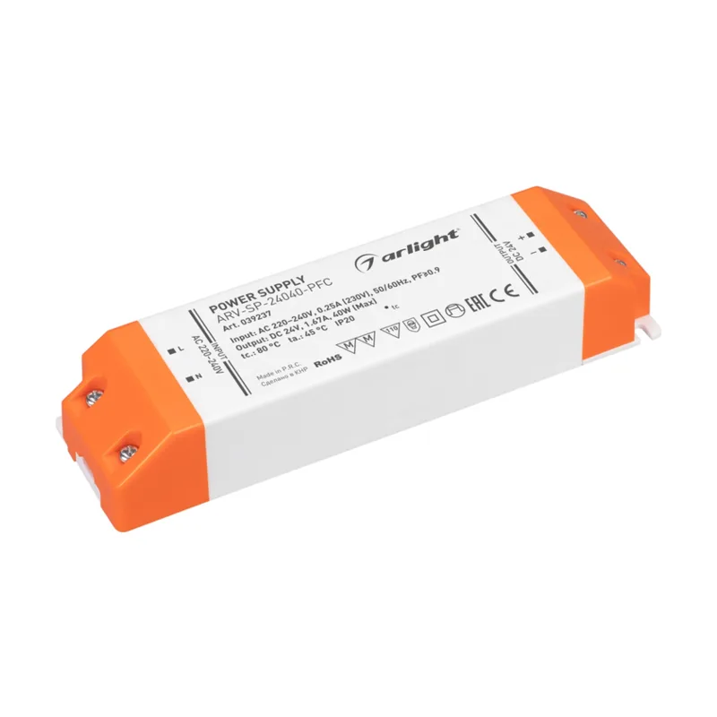 Блок питания для светодиодной ленты Arlight Arv-Sp 039237