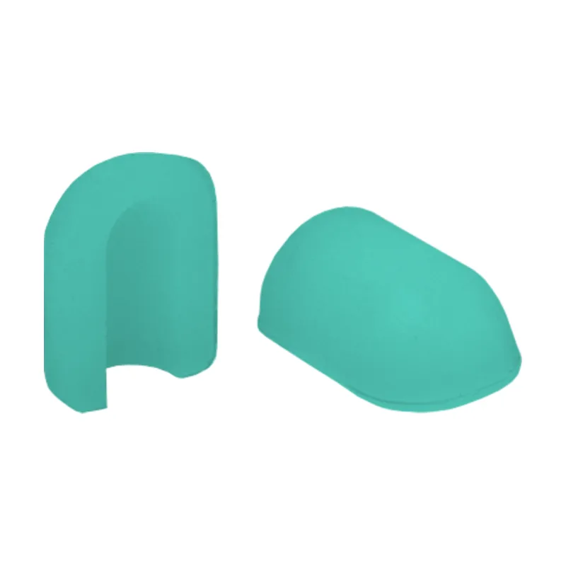 Торцевая заглушка для NeonLine ELF PVC интерьерный, 6мм, боковой изгиб, зеленый, для 1см (10 шт)