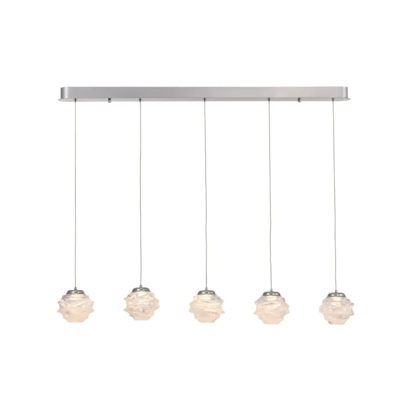 Светильник подвесной Delight Collection MD25030003 MD25030003-5B chrome/clear