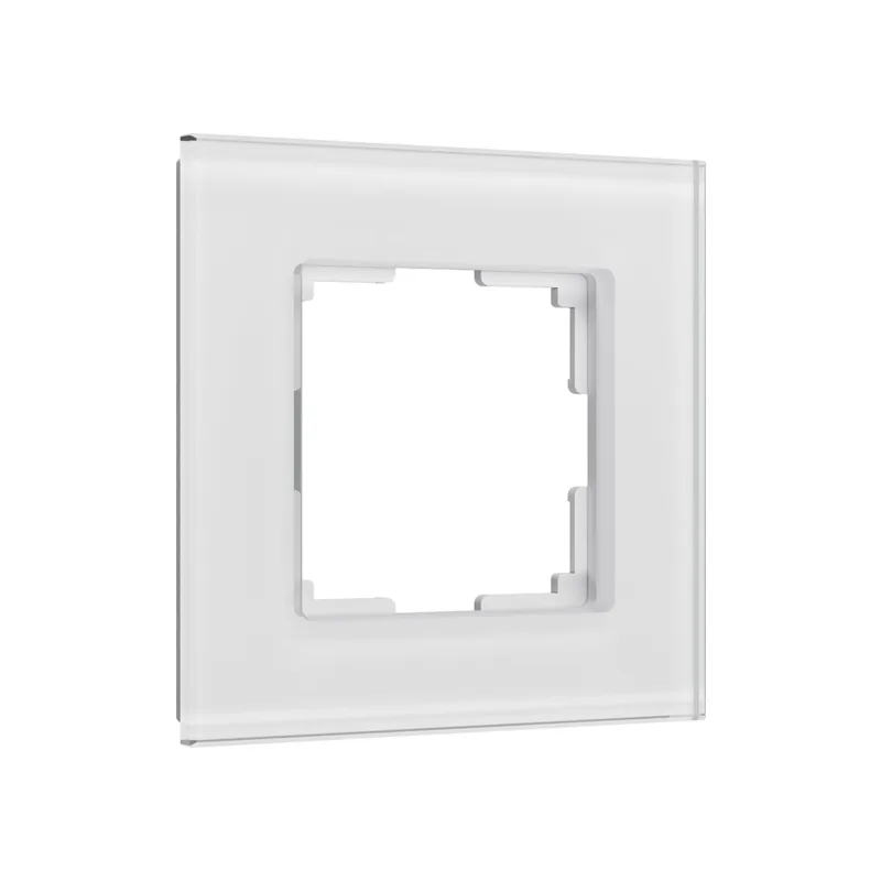 Рамка Werkel W0013101/ Рамка на 1 пост Senso (белый, стекло soft-touch)