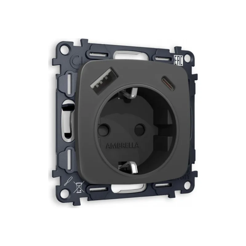 Розетка Ambrella Volt OMEGA MO910010