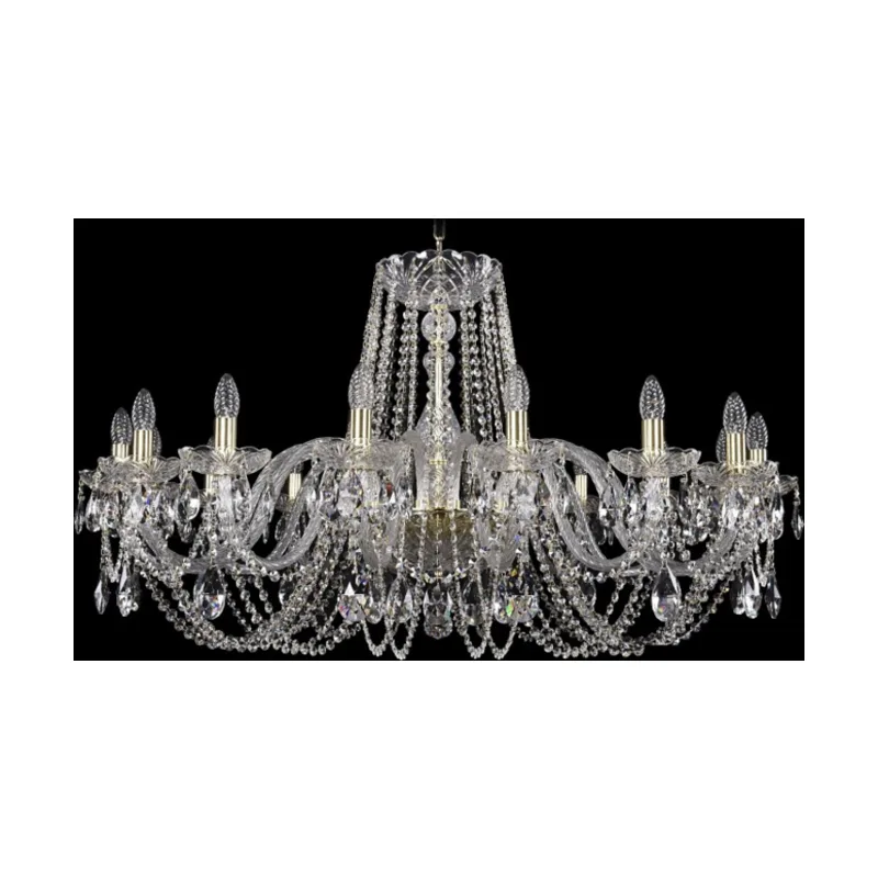Подвесная люстра Bohemia Ivele Crystal 1402 1402/16/400/G