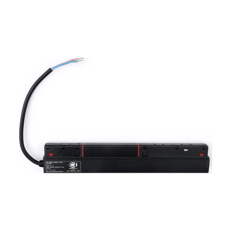 Блок питания внутренний с вводом питания для шинопровода Magnetic Ambrella Track System GL3662