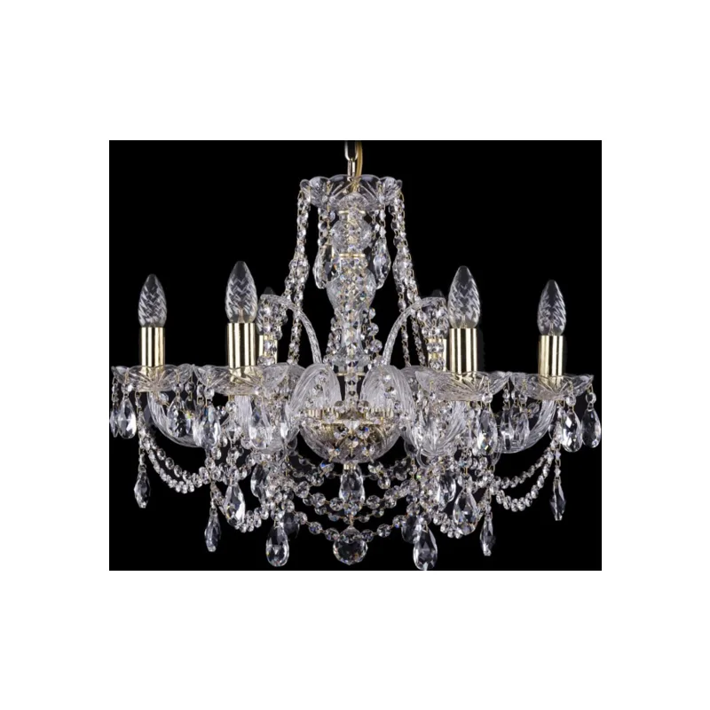 Подвесная люстра Bohemia Ivele Crystal 1411 1411/6/195/G