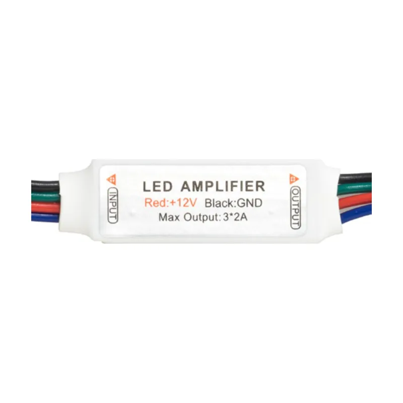 Мини-усилитель RGB ELF, 12/24В, 2А/канал