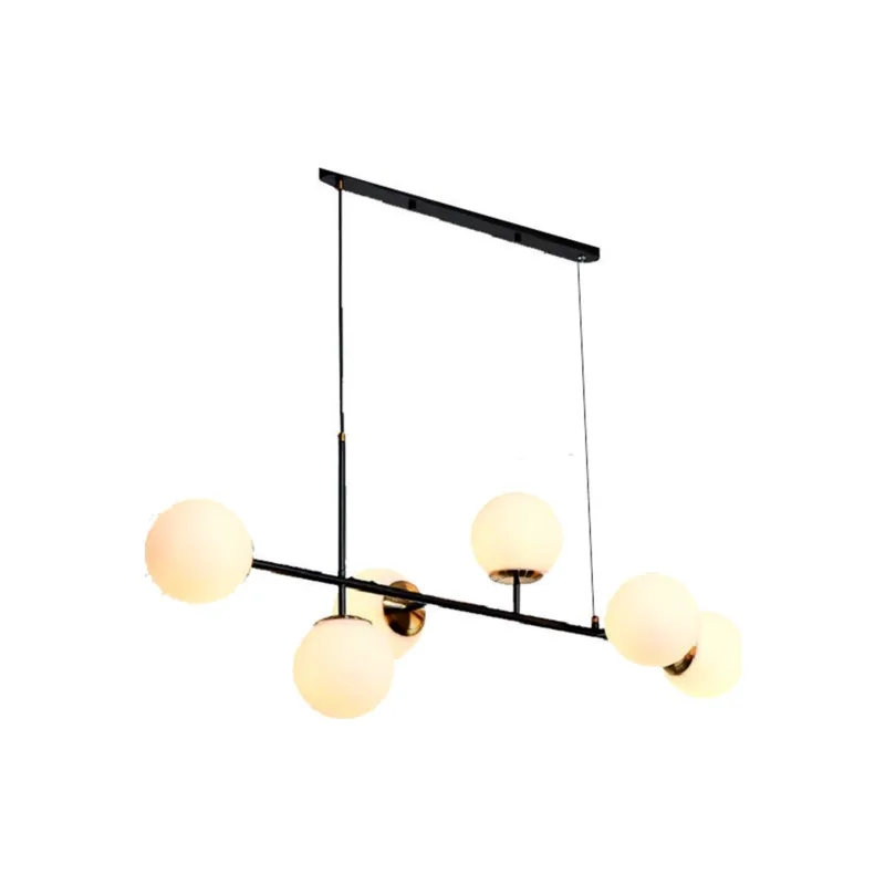 Светильник подвесной iLamp Golden 9136P/6 BK-WH
