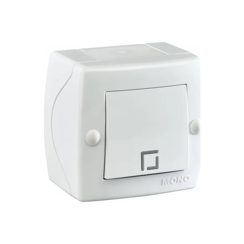 Выключатель одноклавишный Mono Electric Octans IP20 104-010101-100
