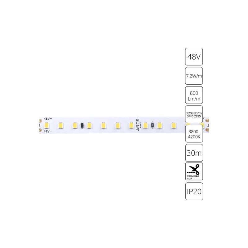 Светодиодная лента Arte Lamp Tape A4812010-04-4K