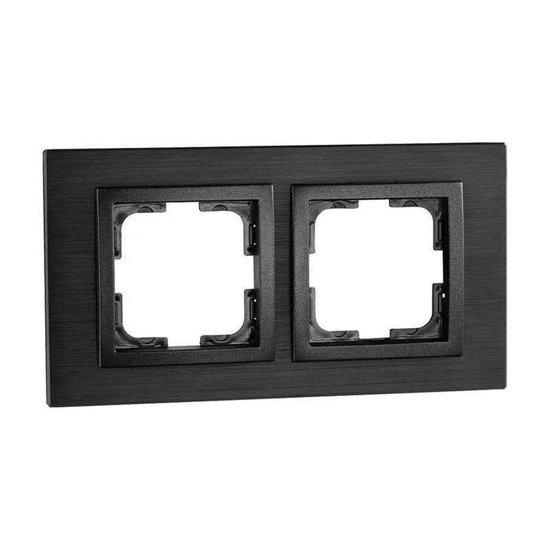 Рамка на 2 поста Mono Electric Style Aluminium 107-820000-161