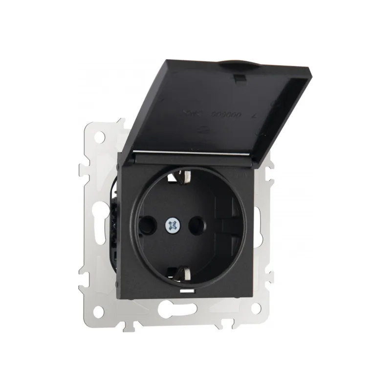Розетка Arte Milano Am-203 203.41-1.black