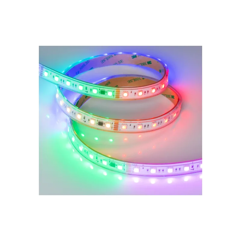Светодиодная лента Arlight PS 5060, 60 шт/м, 14 Вт/м, 24 В, IP67, RGB, 15 мм, 5 м 037090