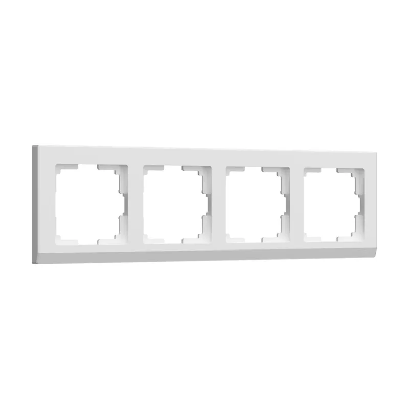 Рамка Werkel W0041801/ Рамка на 4 поста Stark (белый)