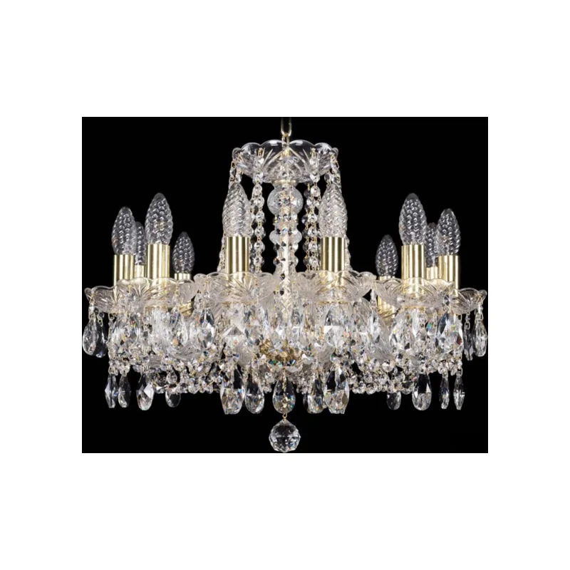 Подвесная люстра Bohemia Ivele Crystal 1402 1402/12/160/G