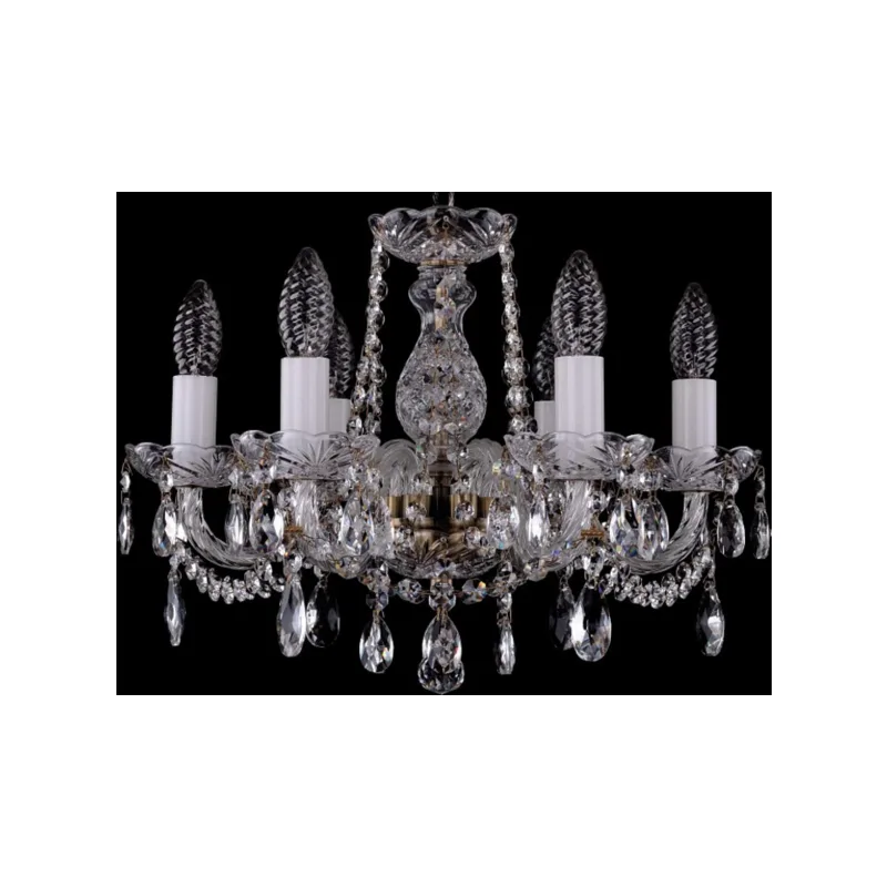 Подвесная люстра Bohemia Ivele Crystal 1402 1402/6/141/Pa