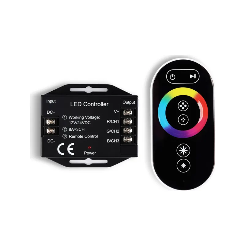 Контроллер для светодиодных лент RGB с сенсорным радио пультом Ambrella LED Strip GS11401