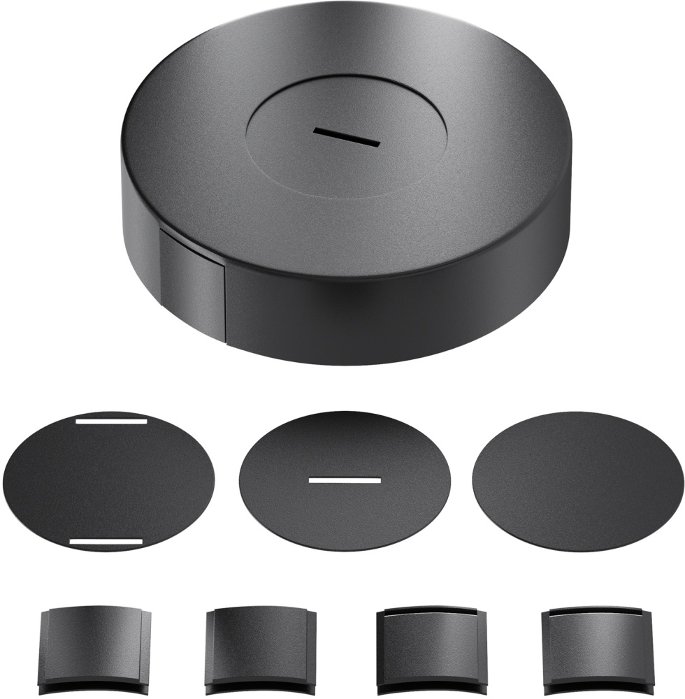 Потолочная чаша накладная с коннектором питания Accessories for system Parity TRA130SC-1B