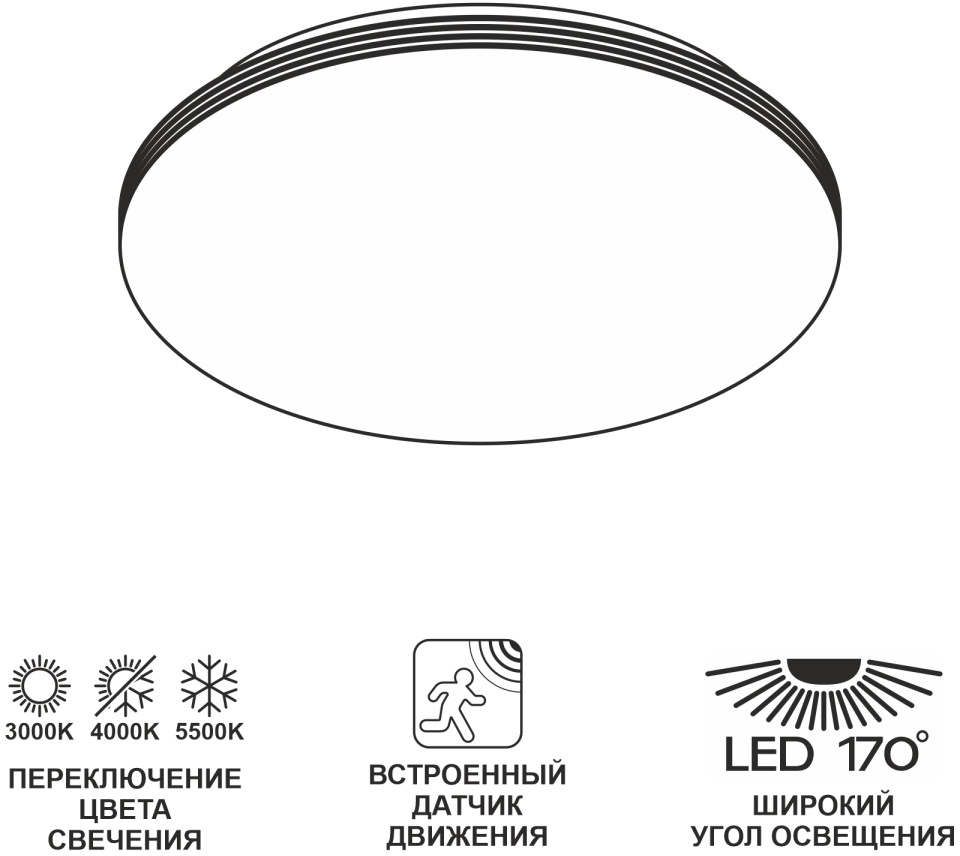 Светильник потолочный Citilux Симпла CL71424SV