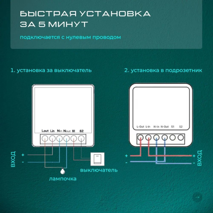 Wi-Fi реле Smart ZRS.1505.01 — фото 4