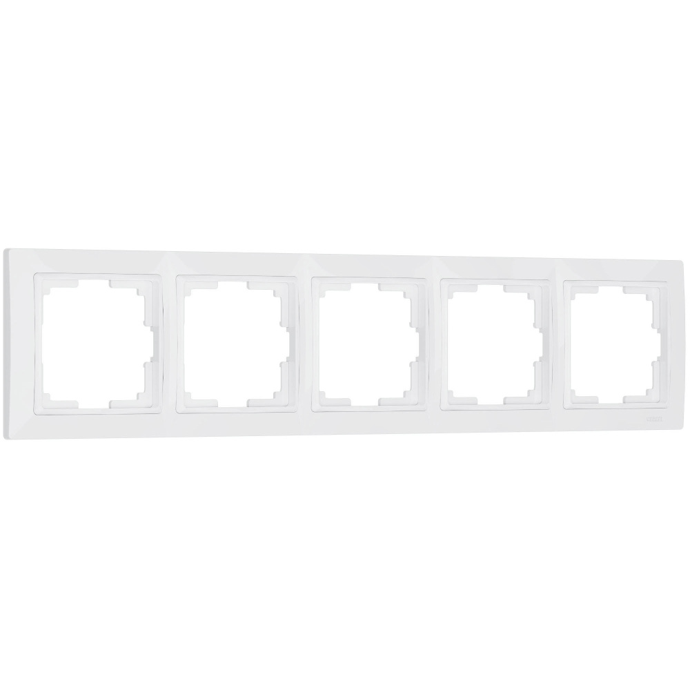 Рамка Werkel W0052001/ Рамка на 5 постов Snabb basic (белый)