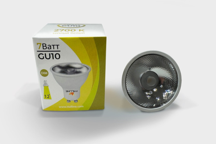 Светодиодная лампа Italline TP HL GU10/7W/2700K DIM — фото 4