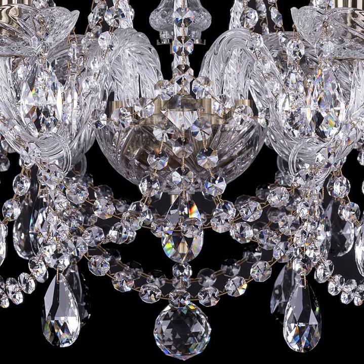 Подвесная люстра Bohemia Ivele Crystal 1411 1411/6/195/Pa — фото 3