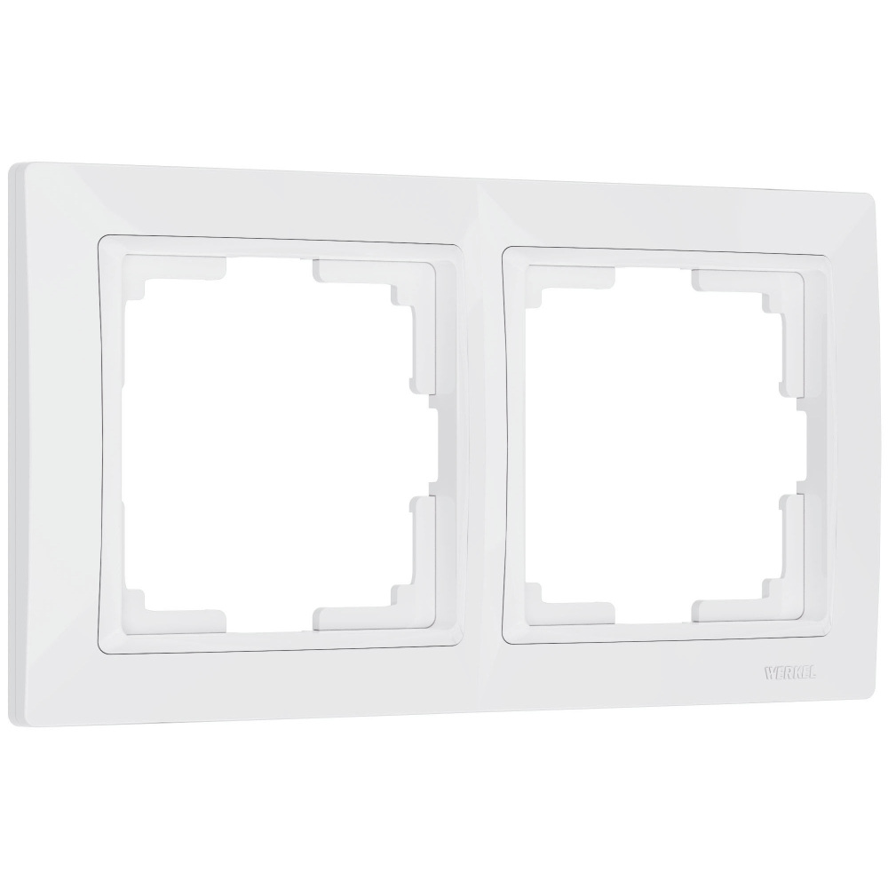 Рамка Werkel W0022001/ Рамка на 2 поста Snabb basic (белый)