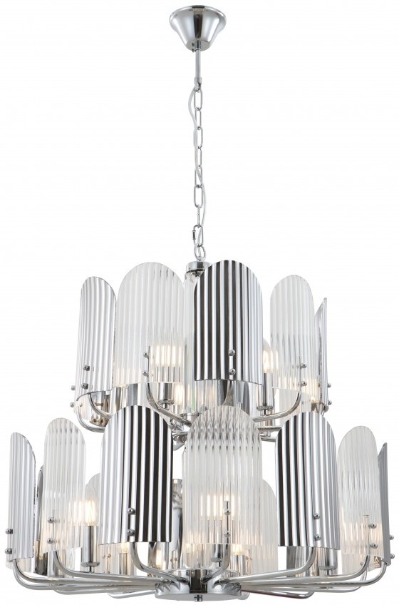 Подвесная люстра iLamp Dolce 15571-12 CR+MULT