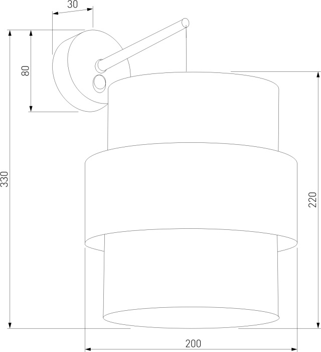 Настенное бра TK Lighting Calisto 5955 Calisto Black — фото 4