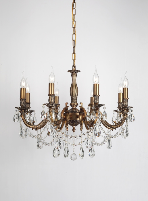 Подвесная хрустальная люстра Lucia Tucci Firenze FIRENZE 141.8 antique — фото 2