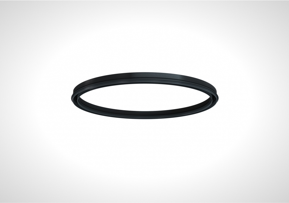 Шинопровод магнитный встраиваемый радиусный iLEDEX TECHNICAL VISION48/22 R 4822-800-BK