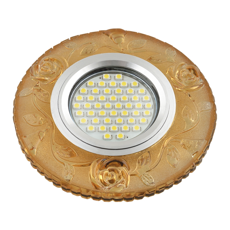 Встраиваемый светильник Fametto Luciole DLS-L150 GU5.3 GLASSY/YELLOW