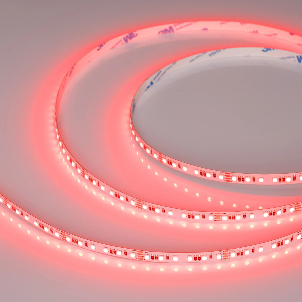 Светодиодная лента RT-A120-8mm 24V RGB 042905